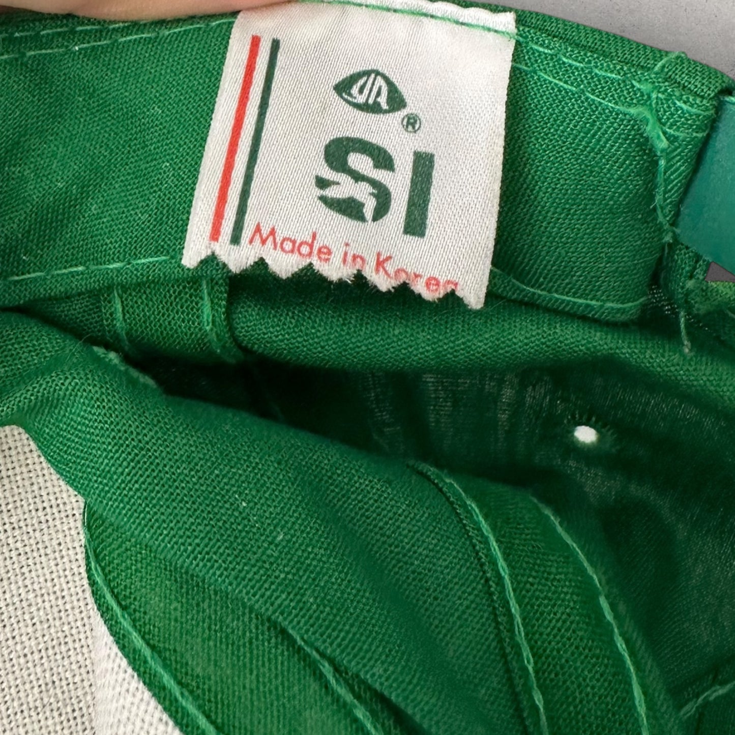 THE BRITISH VIRGIN ISLANDS VINTAGE GREEN SNAPBACK HAT