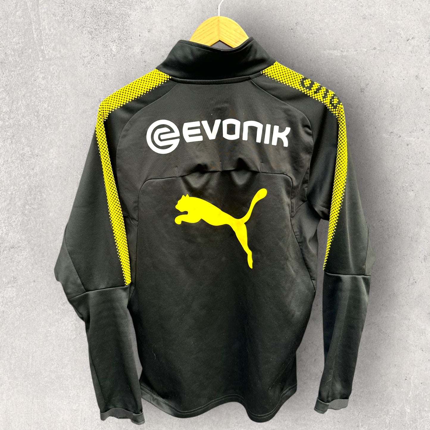 BORUSSIA DORTMUND PUMA HALF ZIP TRAINING JACKET