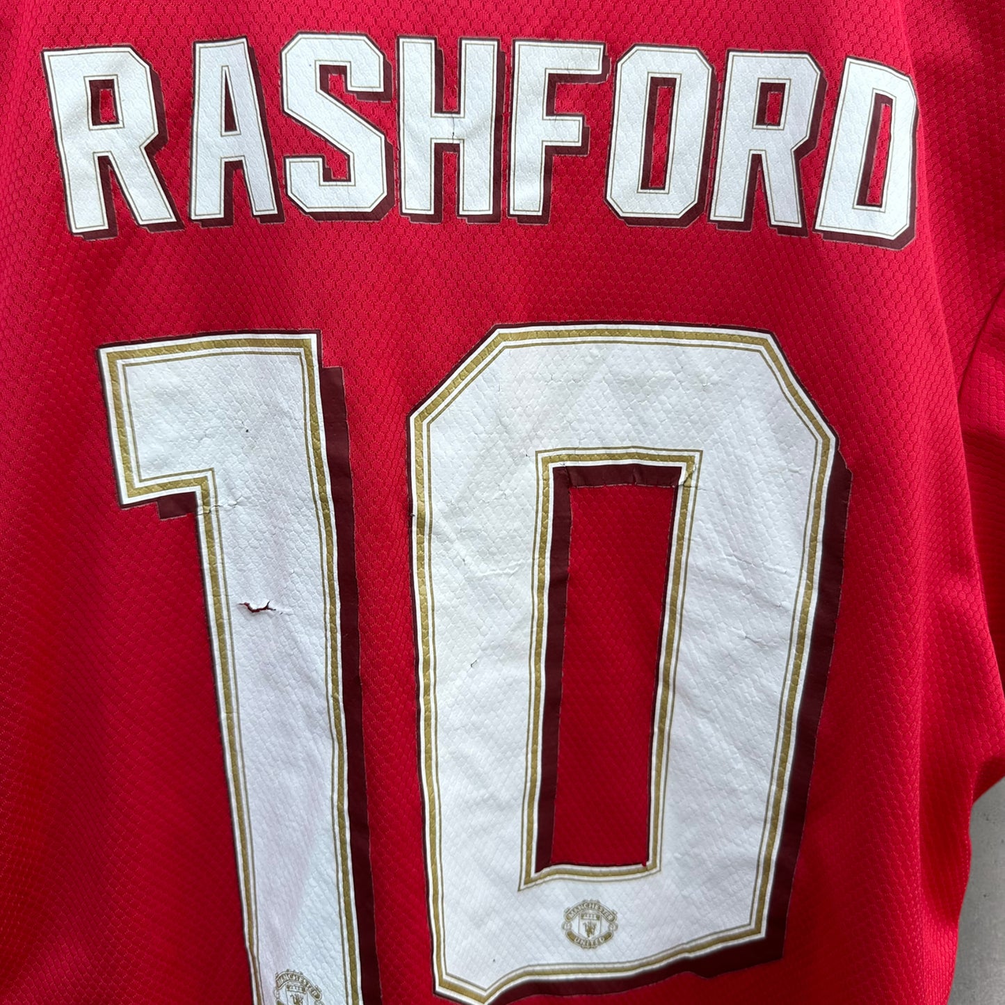 MARCUS RASHFORD MANCHESTER UNITED 2019-2020 HOME JERSEY