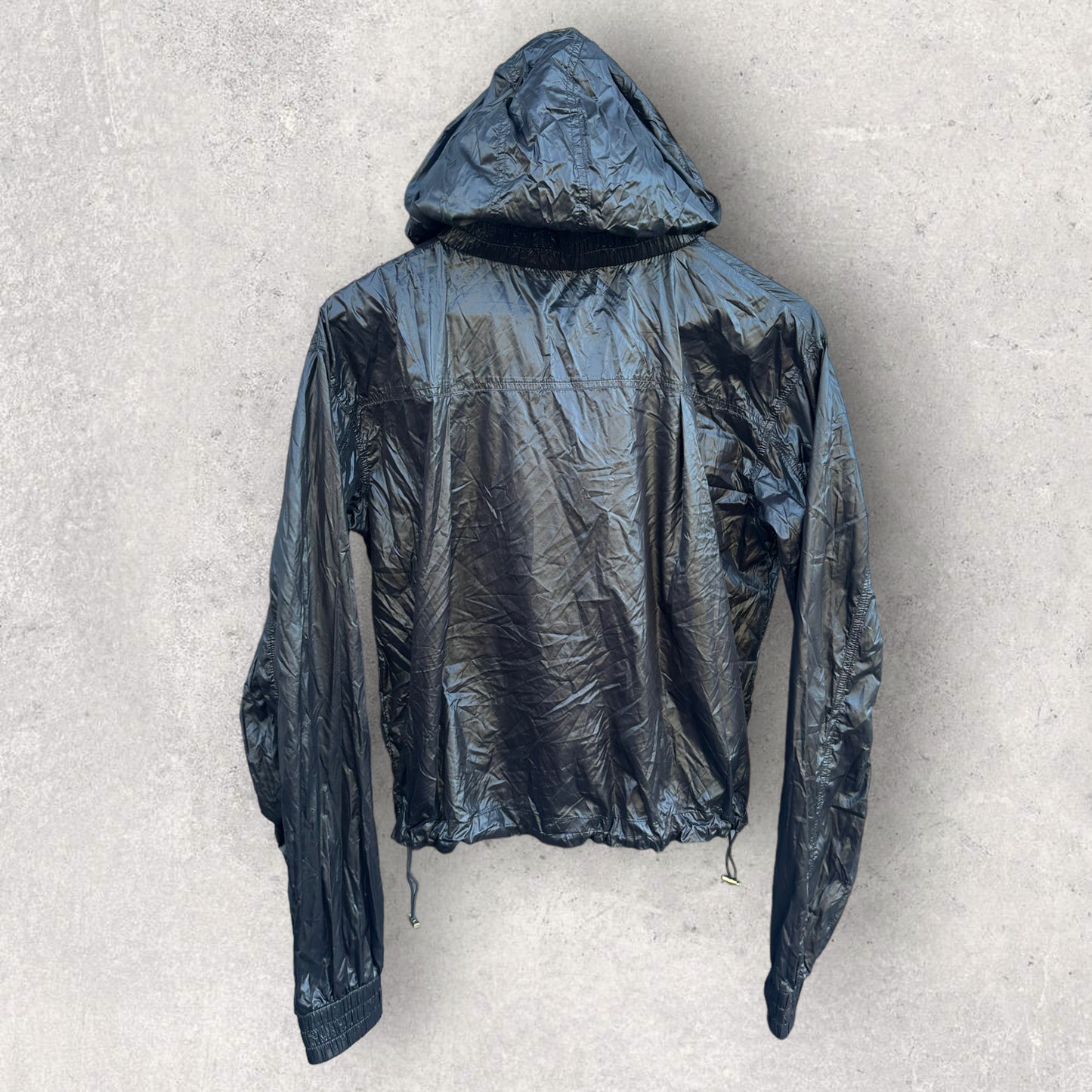 PE NATION LADIES BLACK LIGHTWEIGHT WINDBREAKER JACKET