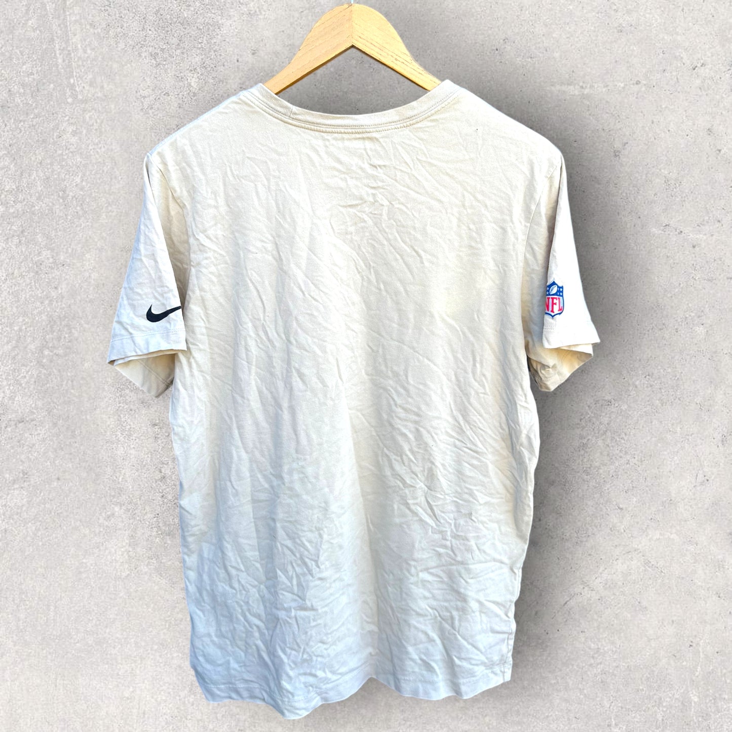 NEW ORLEANS SAINTS FOOTBALL NIKE BEIEGE T-SHIRT