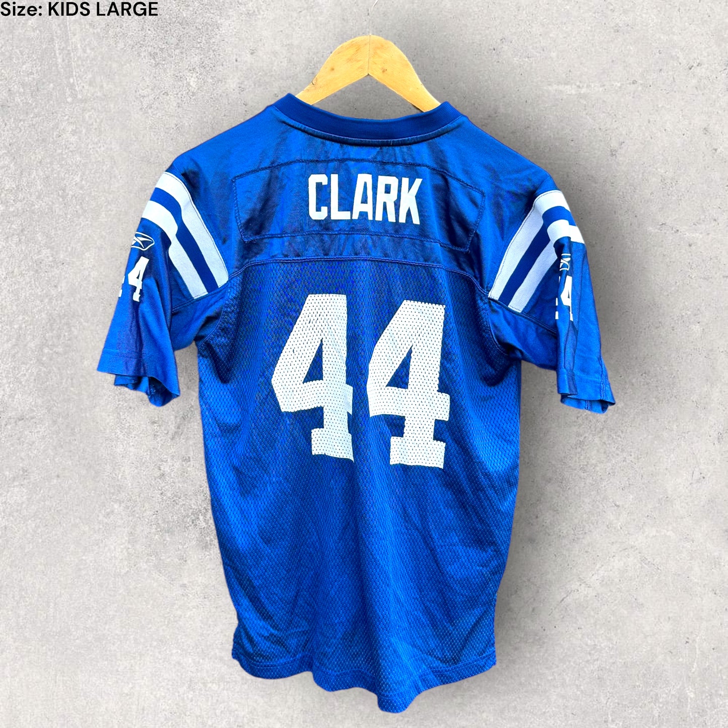 DALLAS CLARK INDIANAPOLIS COLTS KIDS REEBOK JERSEY