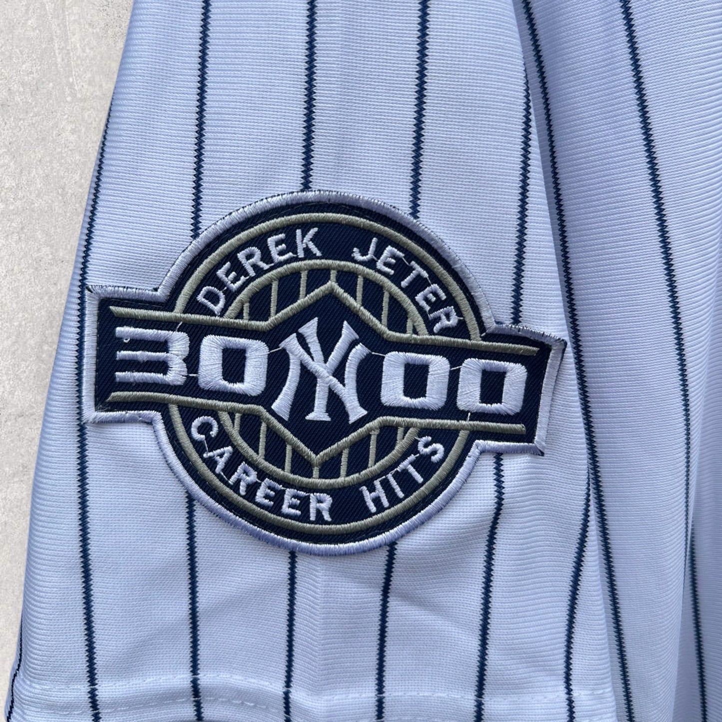 NEW YORK YANKEES DEREK JETER 3000 CAREER HITS JERSEY