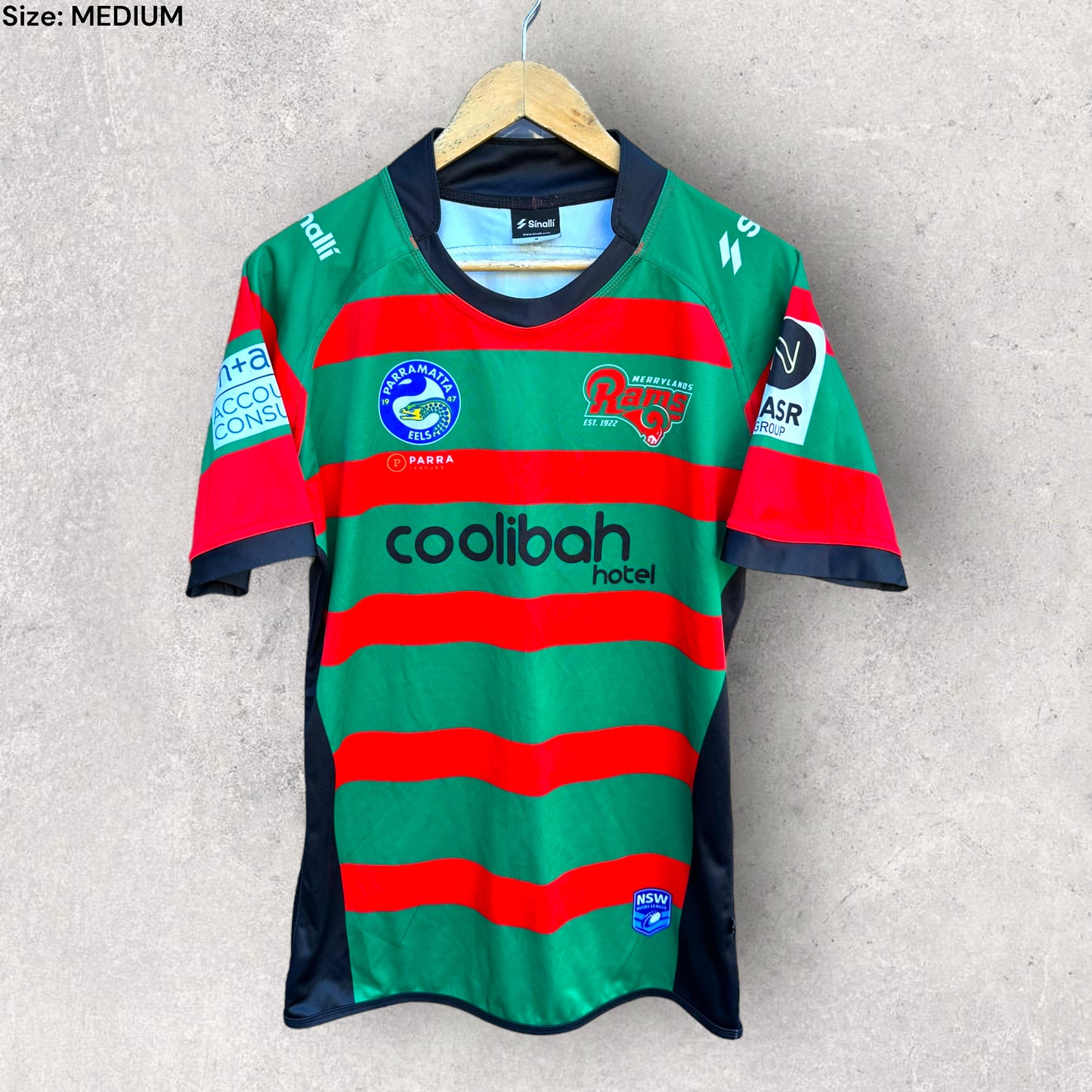 MERRYLANDS RAMS PLAYER WORN JERSEY