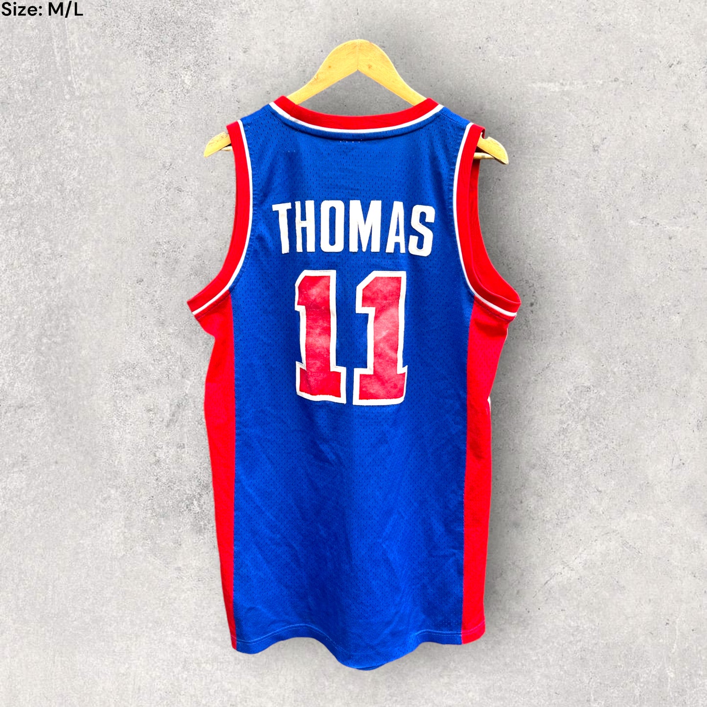 ISAIAH THOMAS DETROIT PISTONS HARDWOOD CLASSIC JERSEY