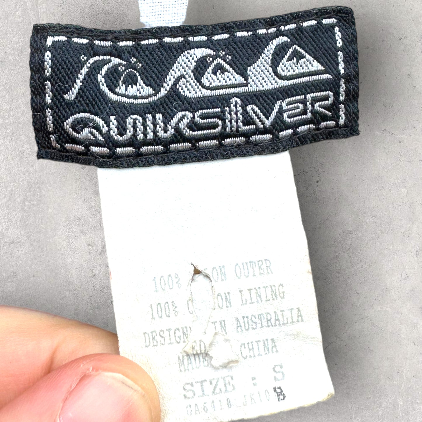 QUIKSILVER VINTAGE BUTTON UP JACKET