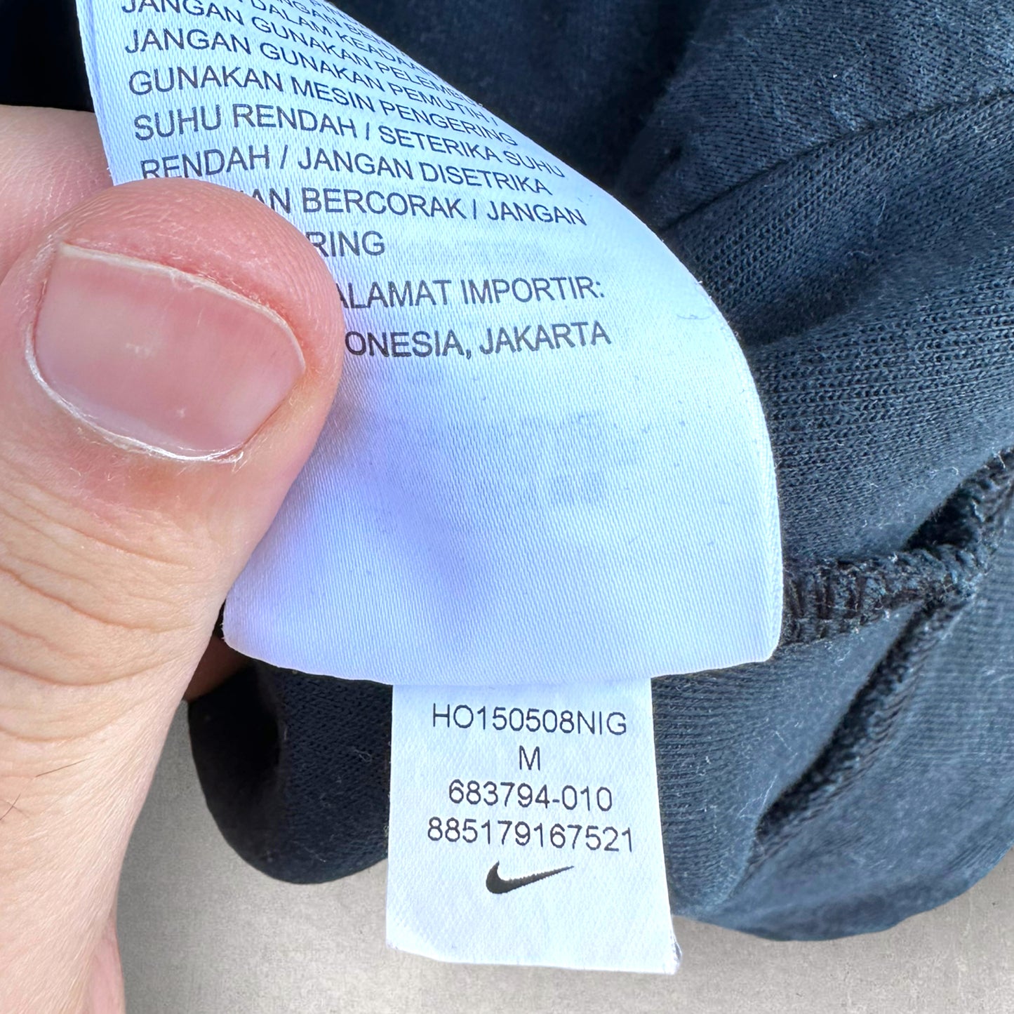 NIKE BLACK LADIES TECH FLEECE