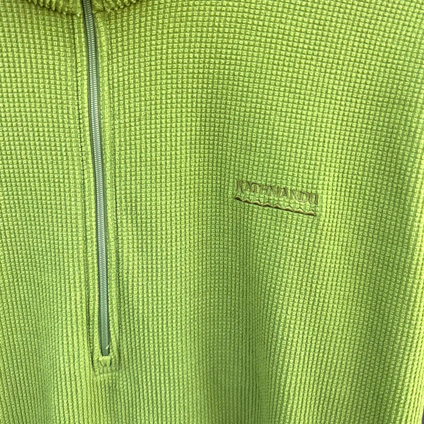 KATHMANDU OLIVE GREEN HALF ZIP SHIRT