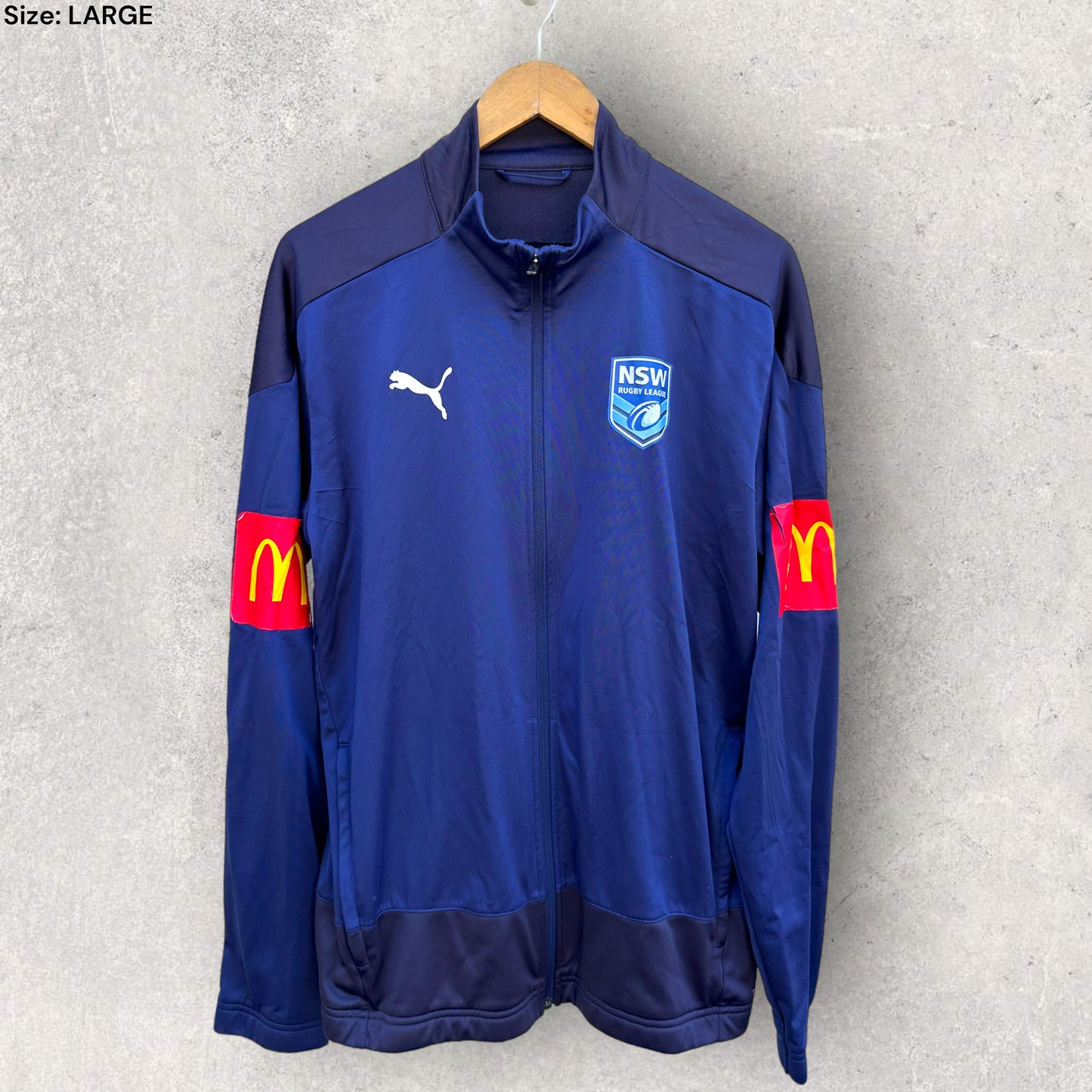 NSW BLUES PUMA TRACK JACKET