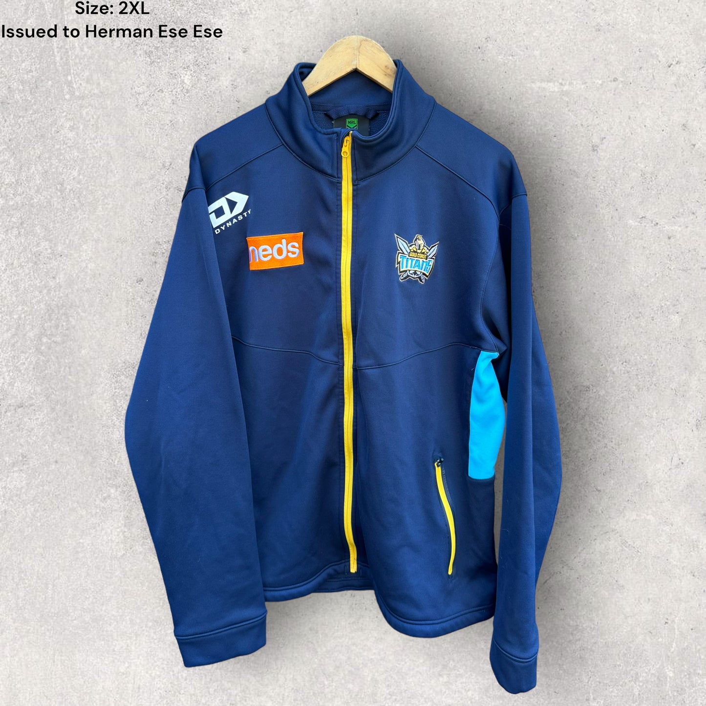 GOLD COAST TITANS HERMAN ESE ESE ISSUED JACKET