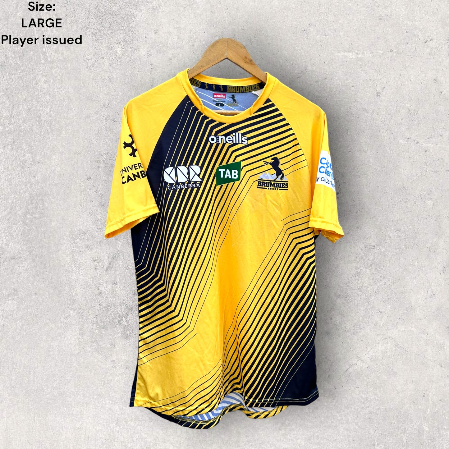 ACT BRUMBIES PLAYER ISSUED TRAINING SHIRT