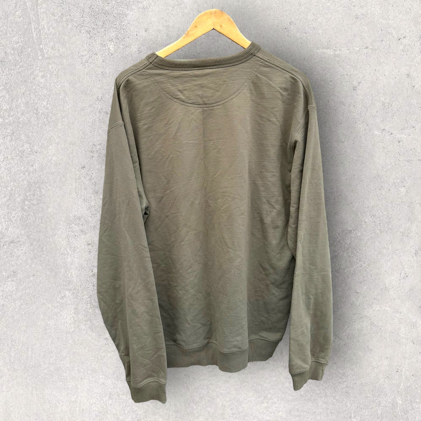 PUMA OLIVER GREEN VINTAGE PULLOVER JUMPER