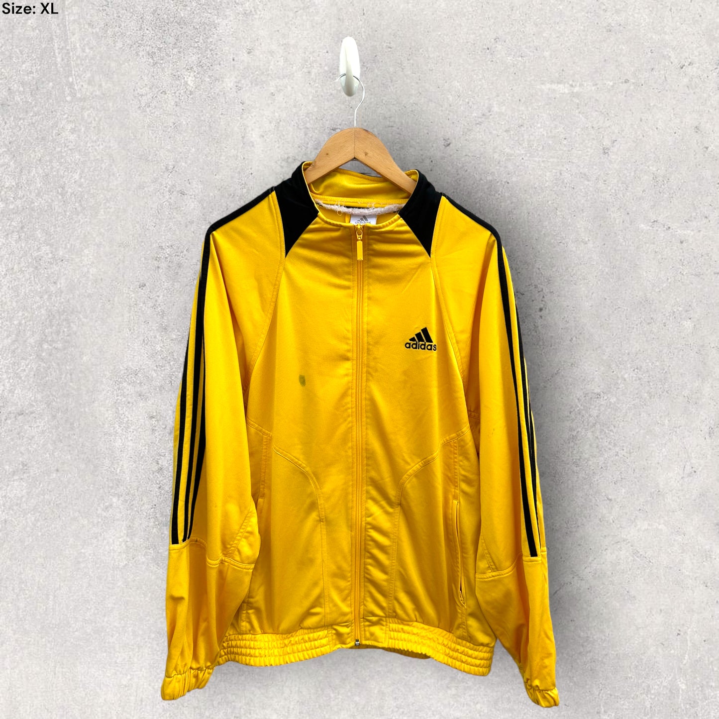 ADIDAS YELLOW TRACK JACKET