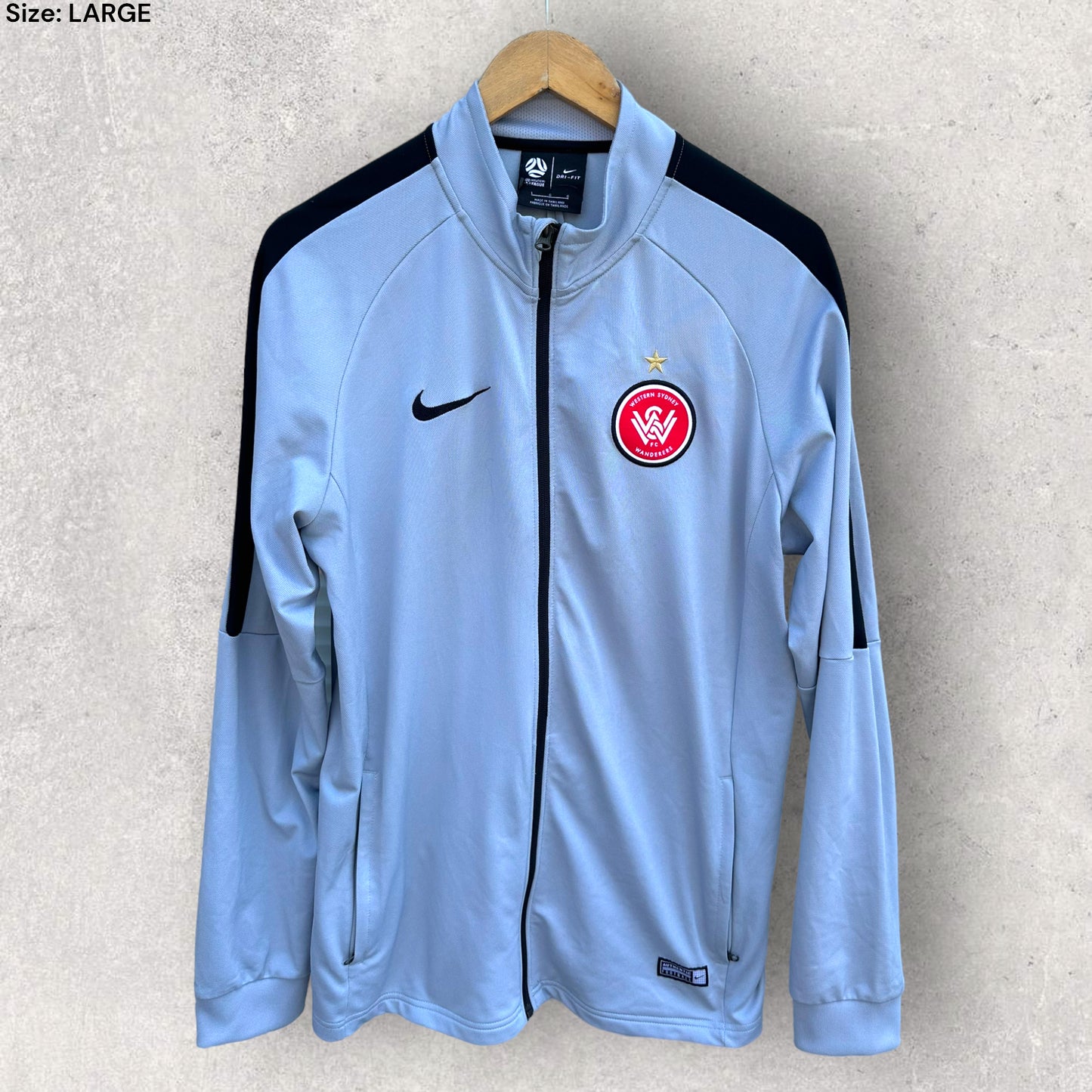 WSW NIKE GREY FULL ZIP JACKET