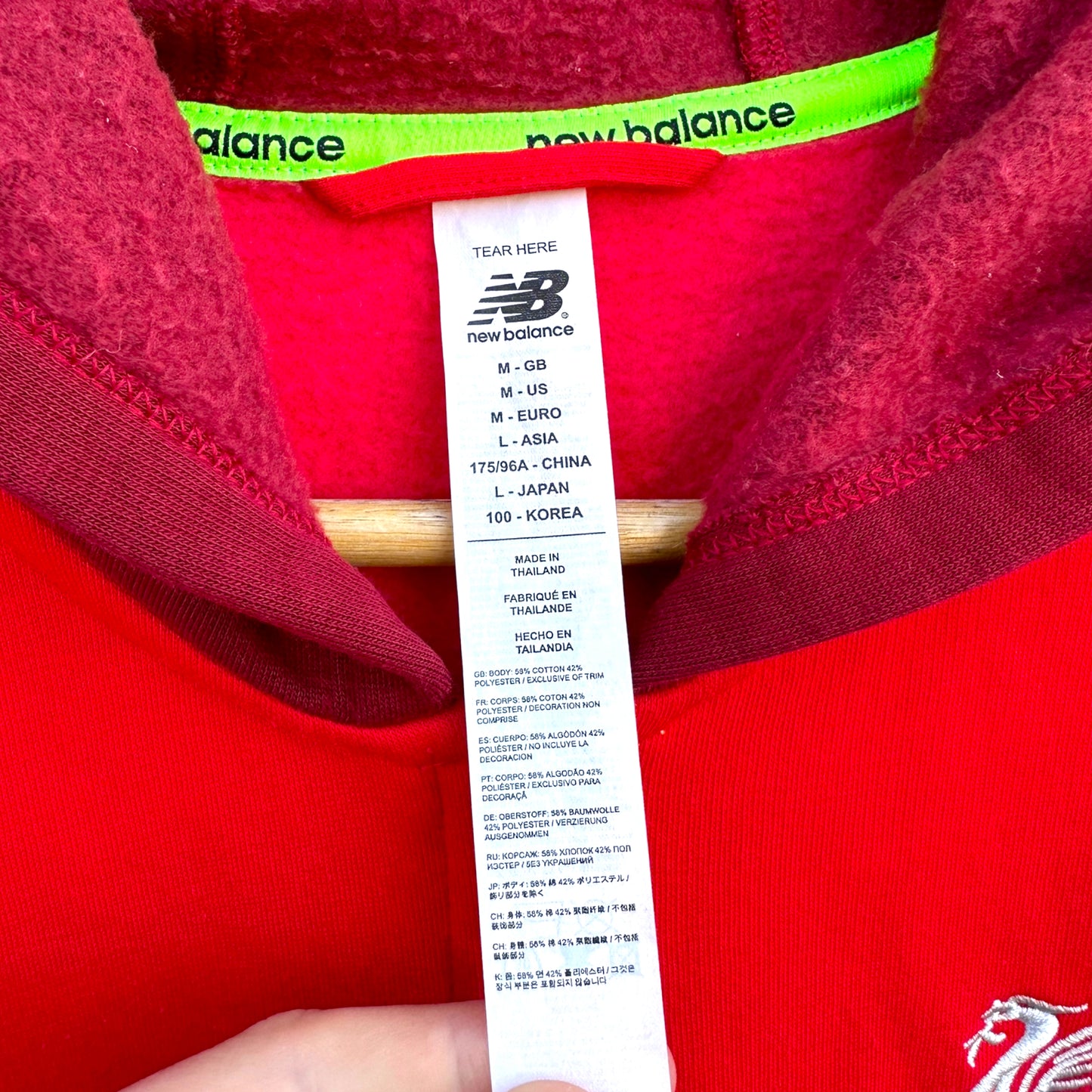 LIVERPOOL FC NEW BALANCE FULL ZIP JACKET