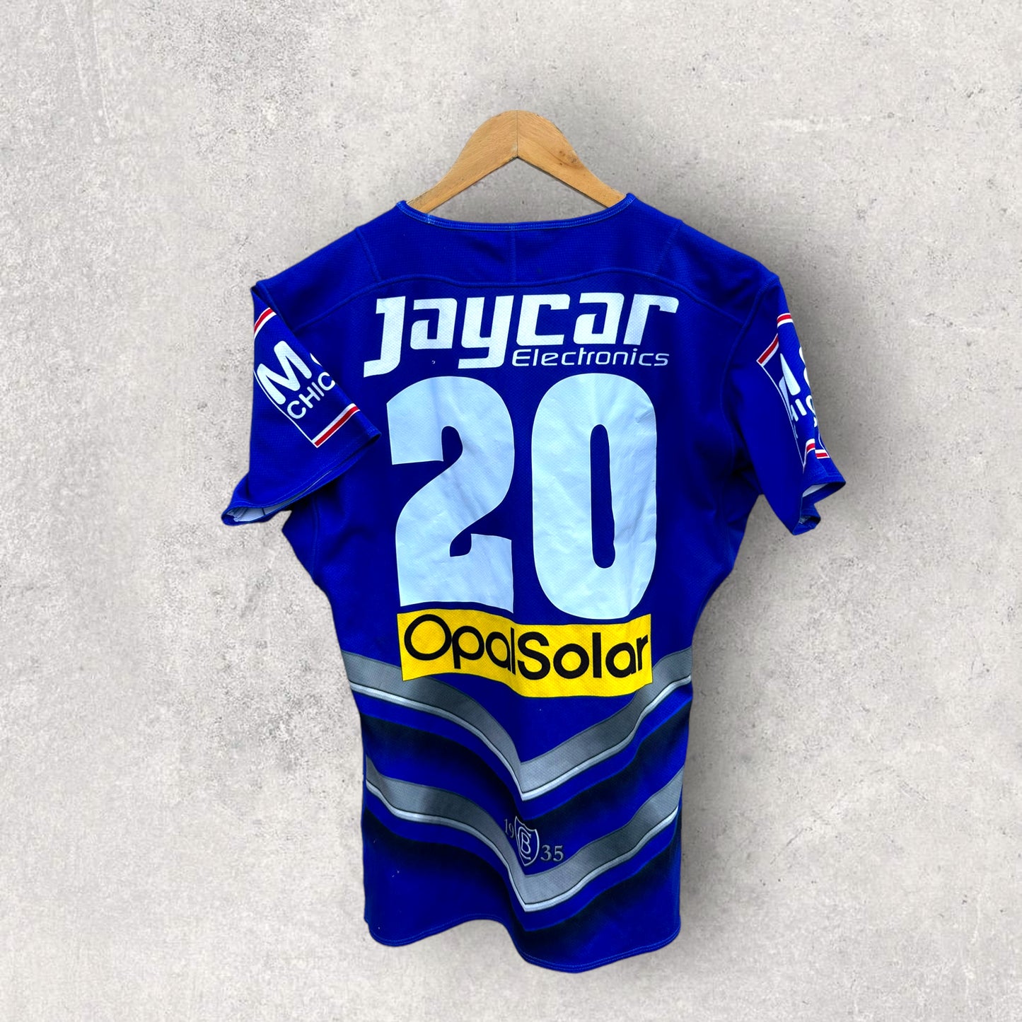 BRAD ABBEY CANTERBURY MATCH WORN + SIGNED JERSEY