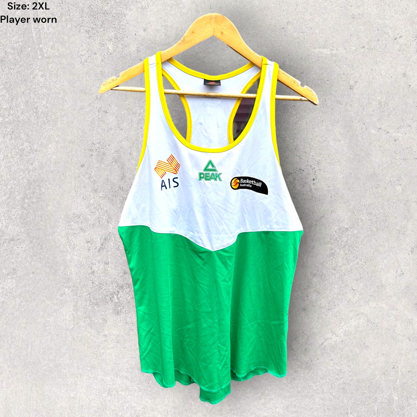 AUSTRALIAN OPALS MARIANNA TOLO PLAYER WORN TRAINING JERSEY