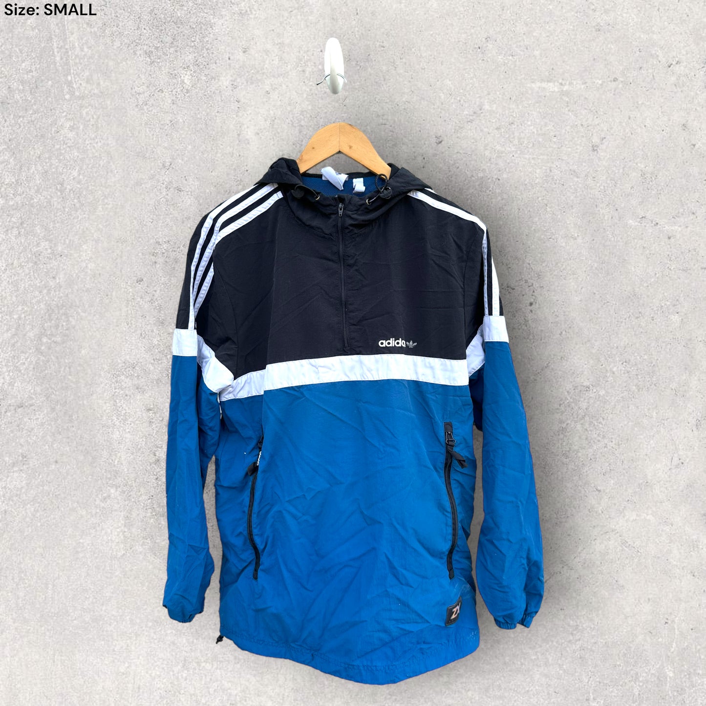 ADIDAS HOODED TRACK JUMPER