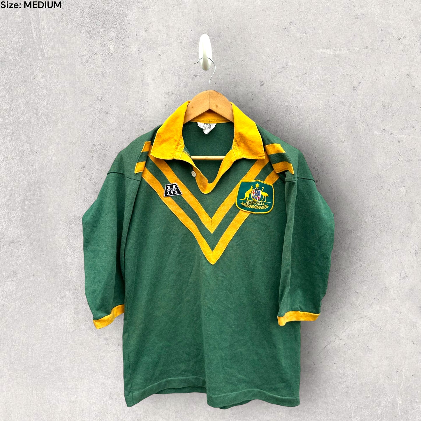 AUSTRALIAN KANGAROOS MSPORT VINTAGE JERSEY