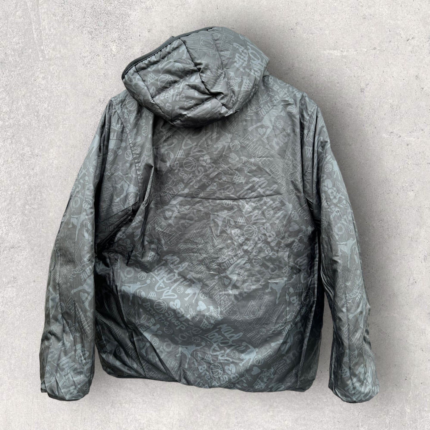 NIKE REVERSE BLACK PUFFER JACKET