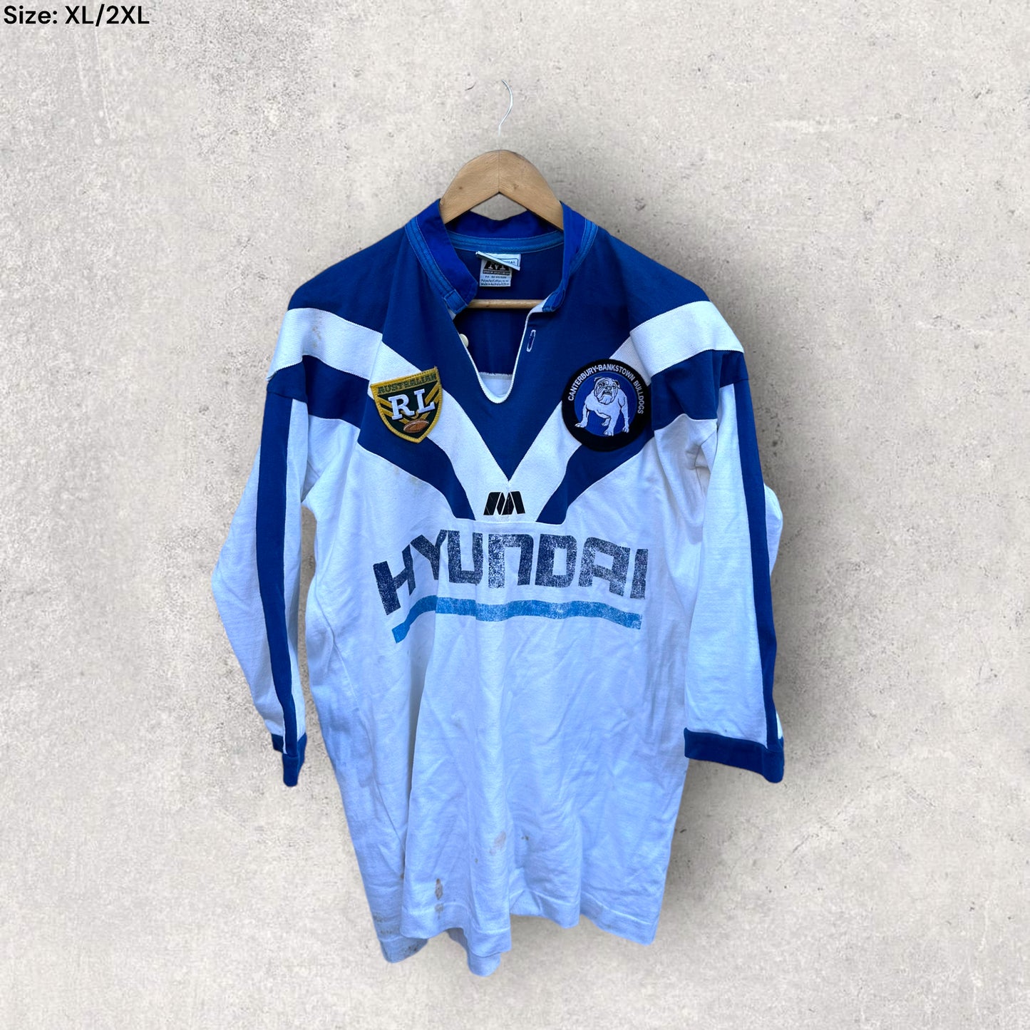 CANTERBURY BULLDOGS 1995 HOME JERSEY