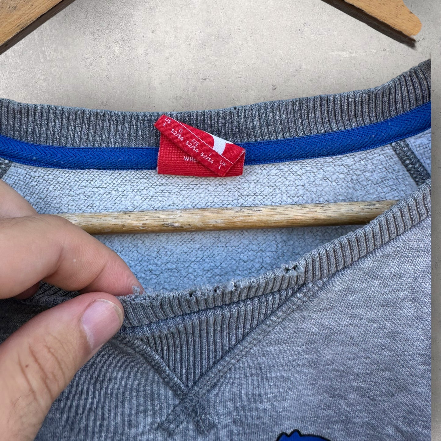 PUMA GREY PULLOVER JUMPER