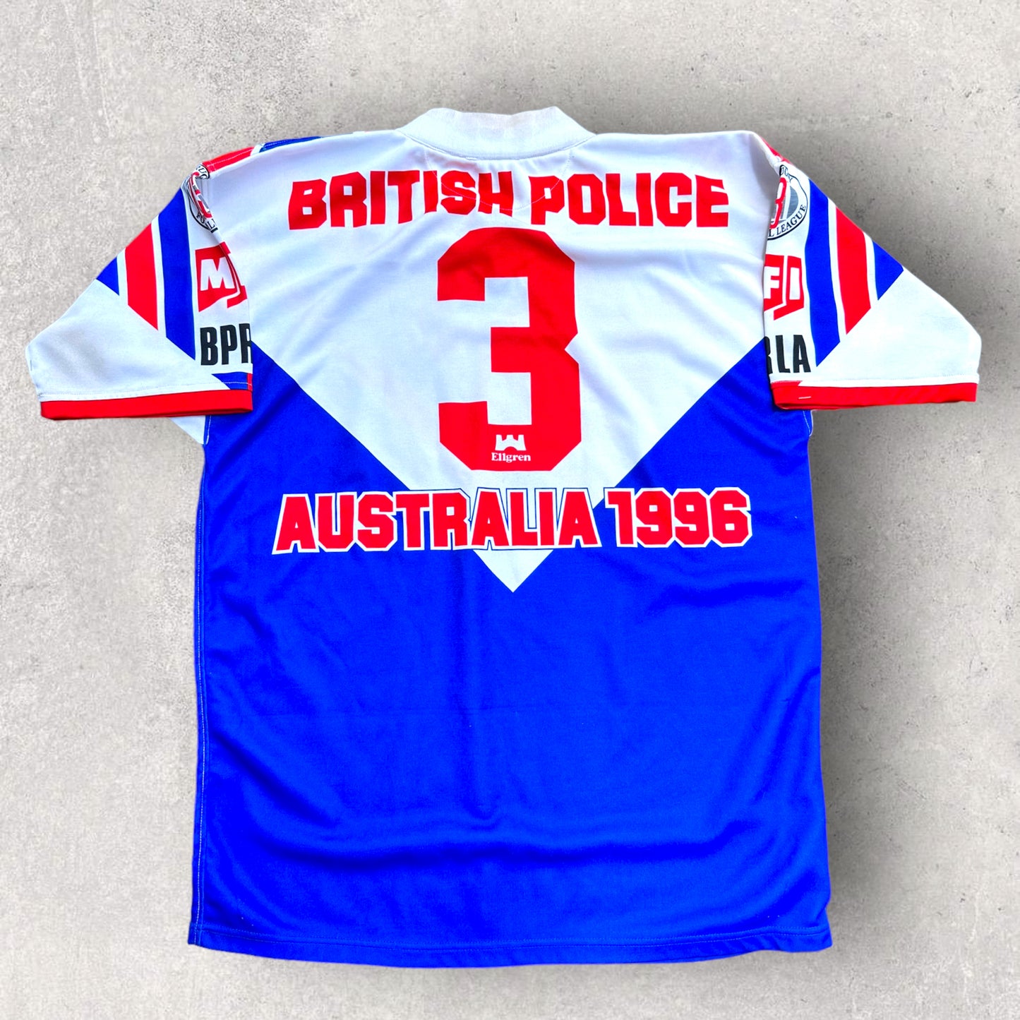 BRITISH POLICE 1996 RUGBY LEAGUE JERSEY