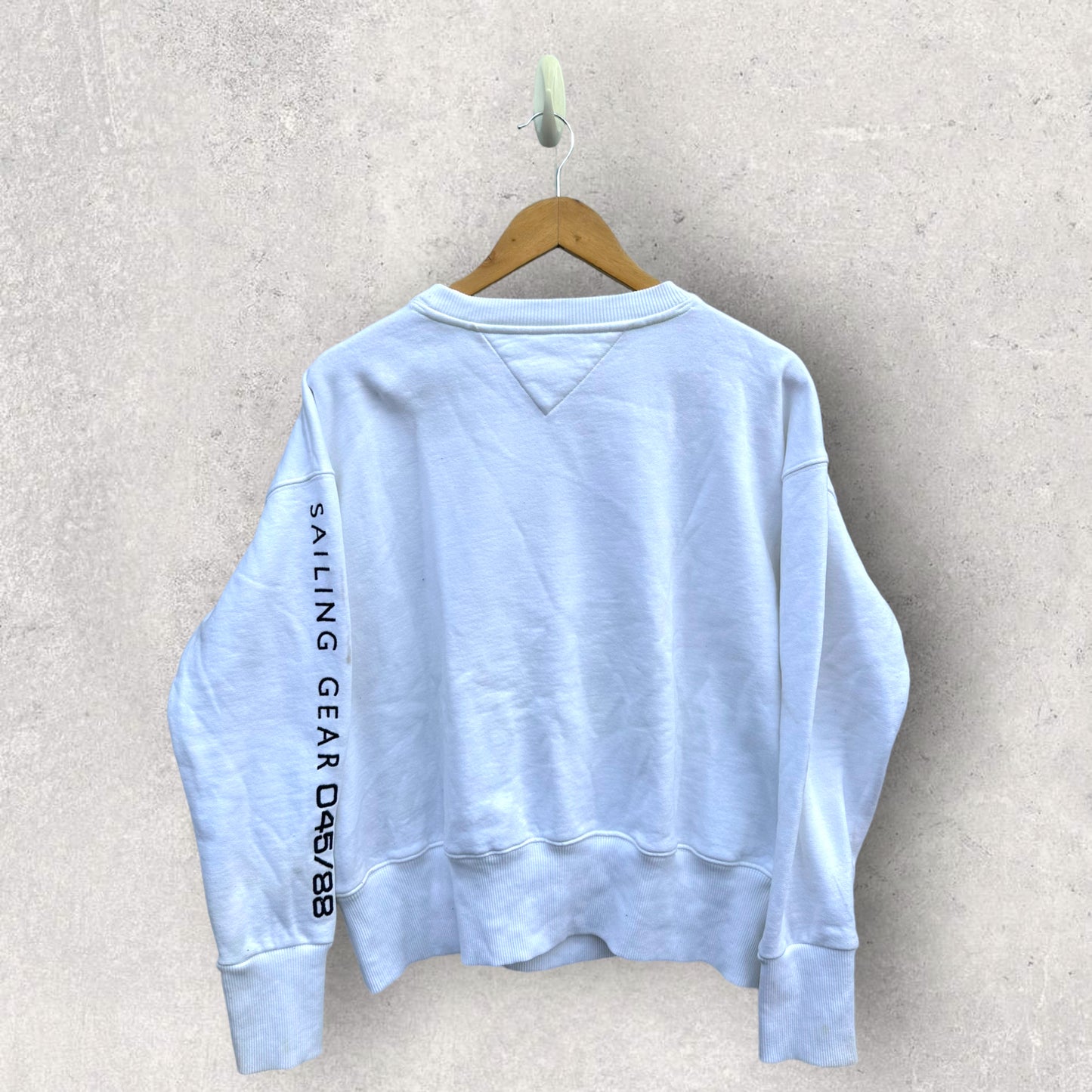 TOMMY SAILING WHITE PULLOVER JUMPER