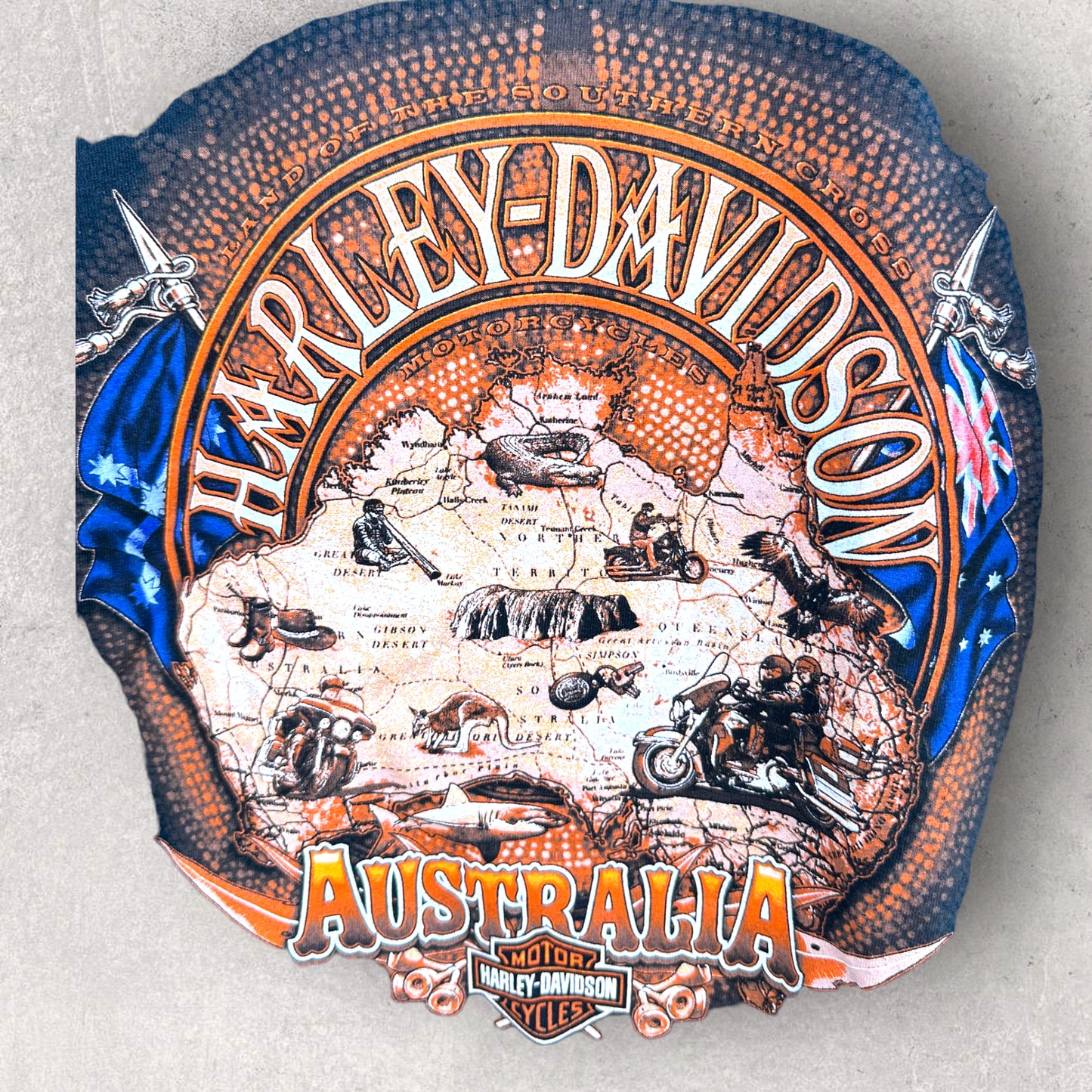 HARLEY DAVIDSON AUSTRALIA 2009 T-SHIRT