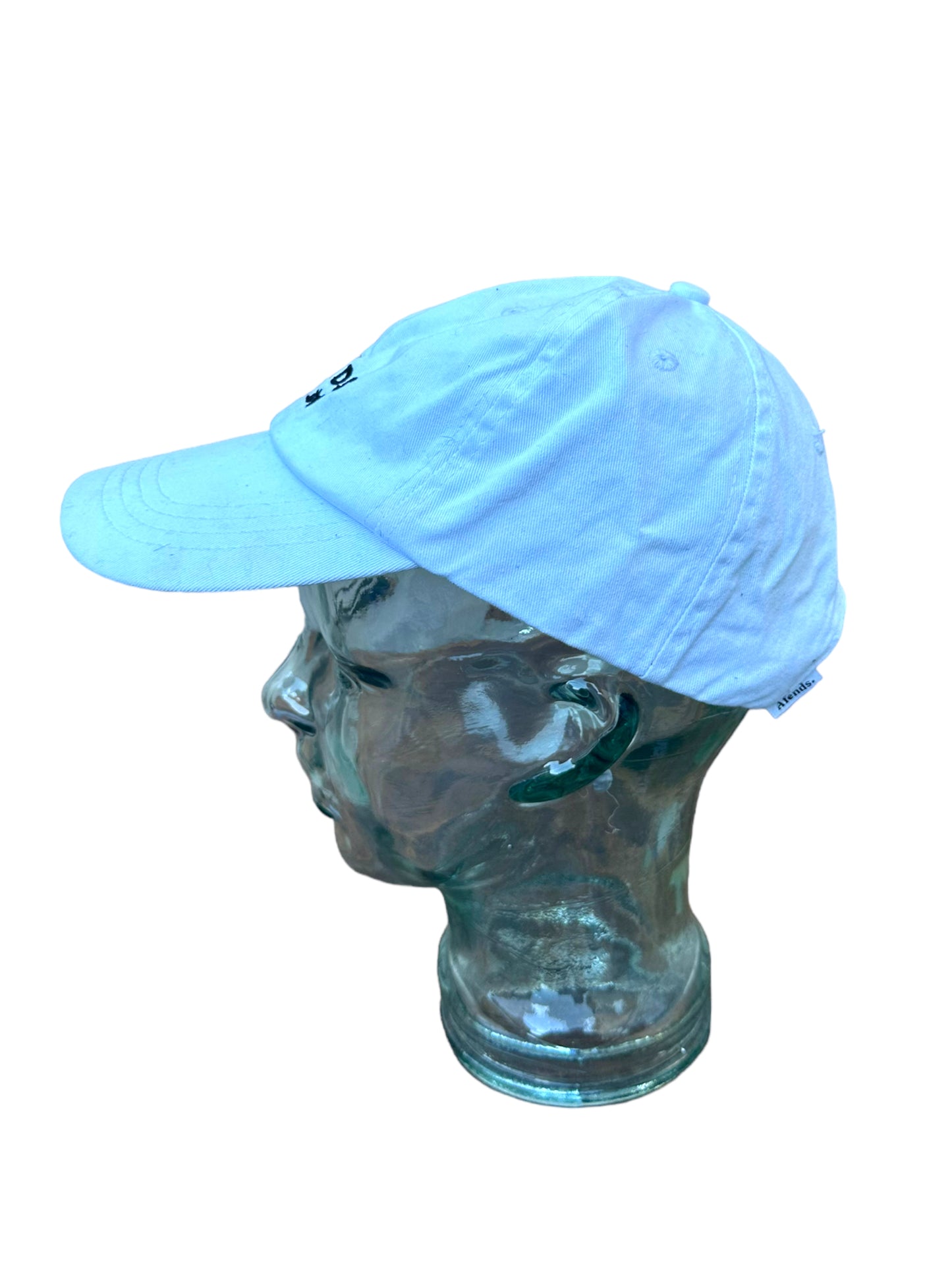 AFENDS WHITE ADJUSTABLE HAT