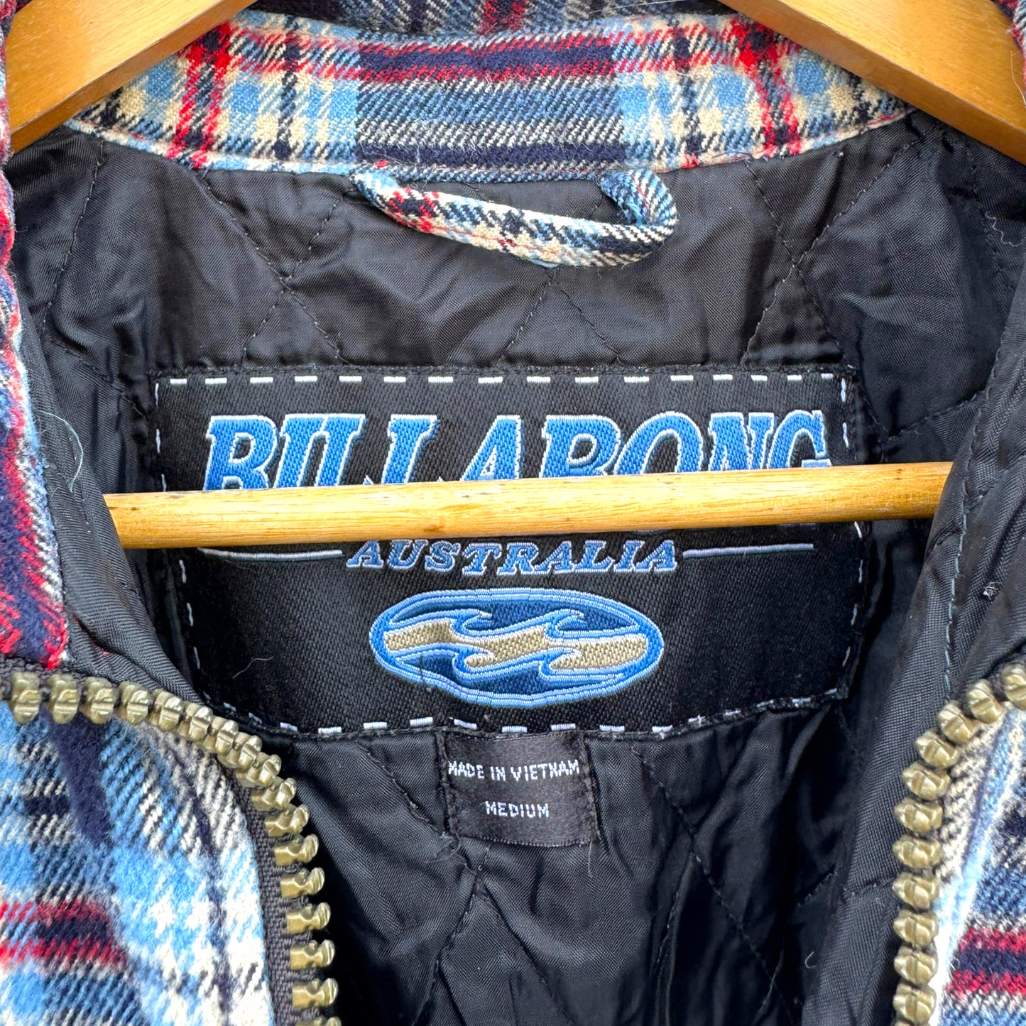 BILLABONG VINTAGE ‘BLANKET’ ZIPPED JACKET