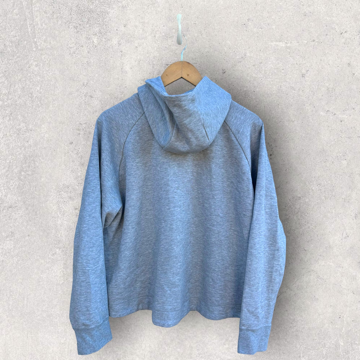 NIKE GREY TECH FLEECE HOODED JUMPER