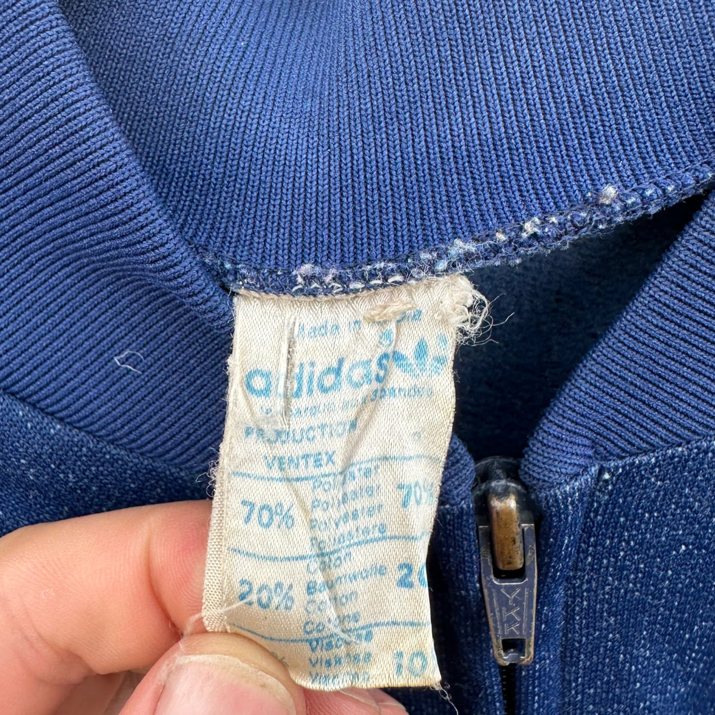 ADIDAS VINTAGE 80s FULL ZIP JACKET