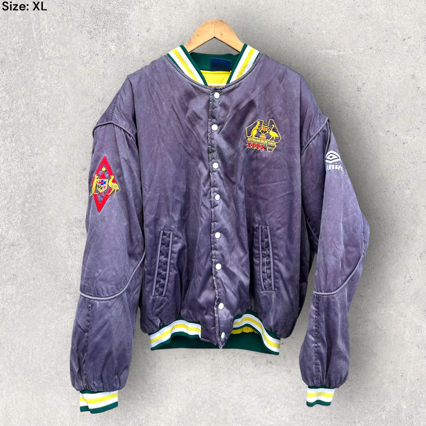 AUSTRALIAN KANGAROOS 1994 TOUR BOMBER JACKET