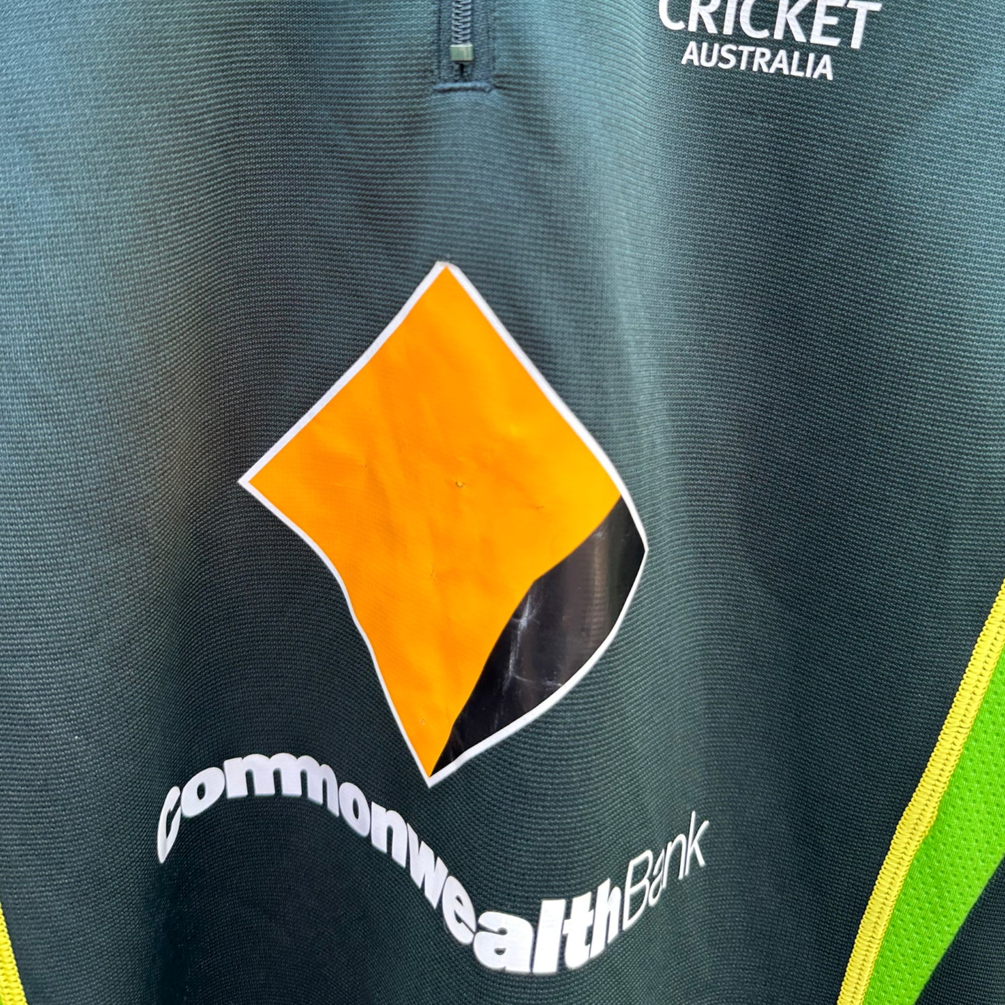 AUSTRALIAN CRICKET TEAM PLAYER ISSUED FEMALE HALF ZIP JUMPER