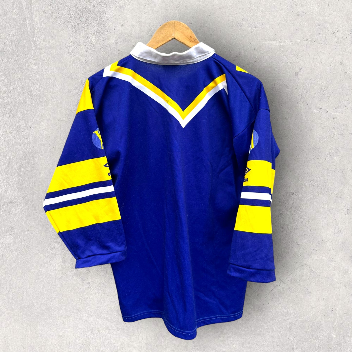 LEEDS RHINOS 90s VINTAGE 3/4 SLEEVE JERSEY