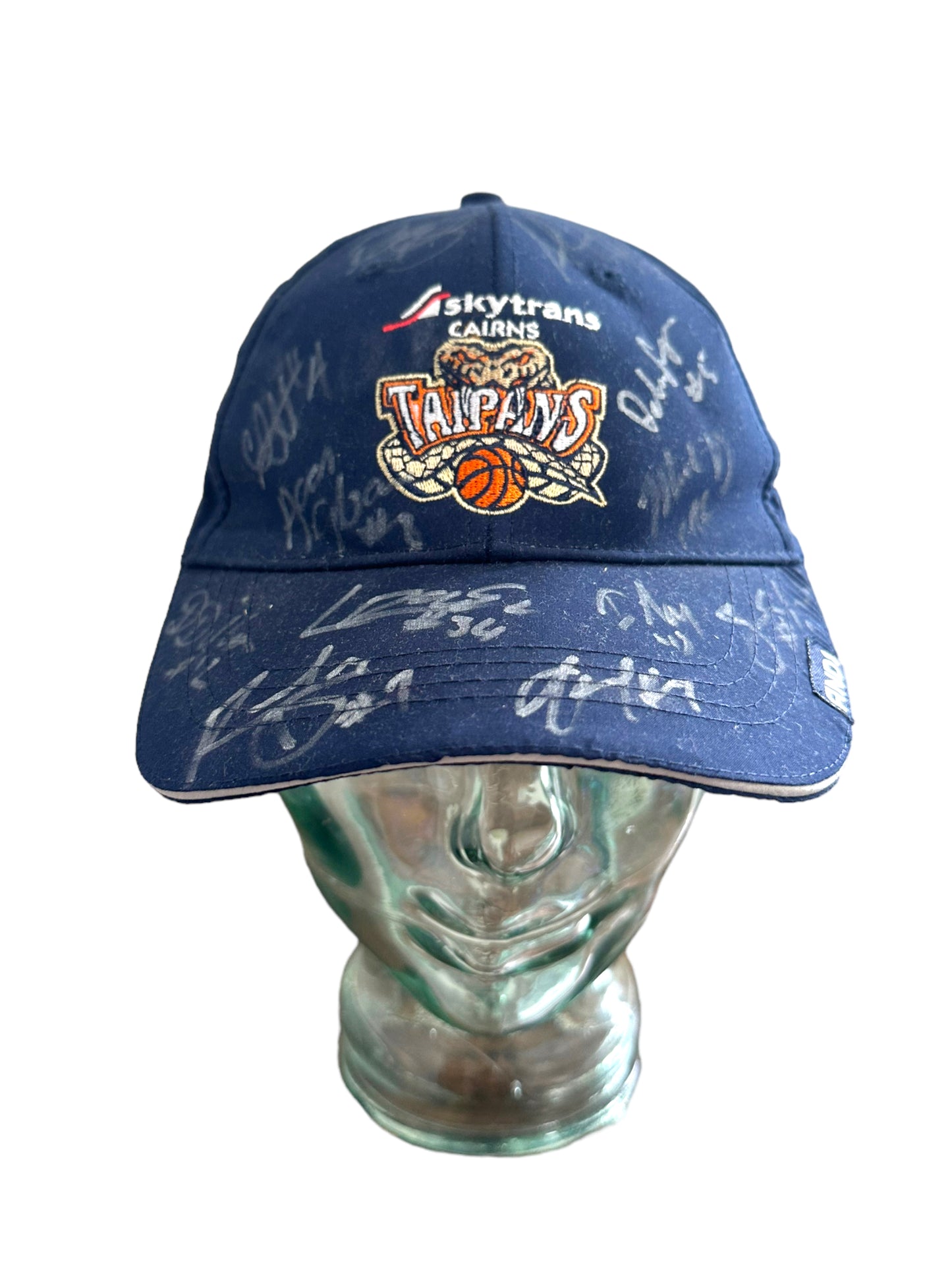 CAIRNS TAIPANS NBL HAT SIGNED BY SQUAD