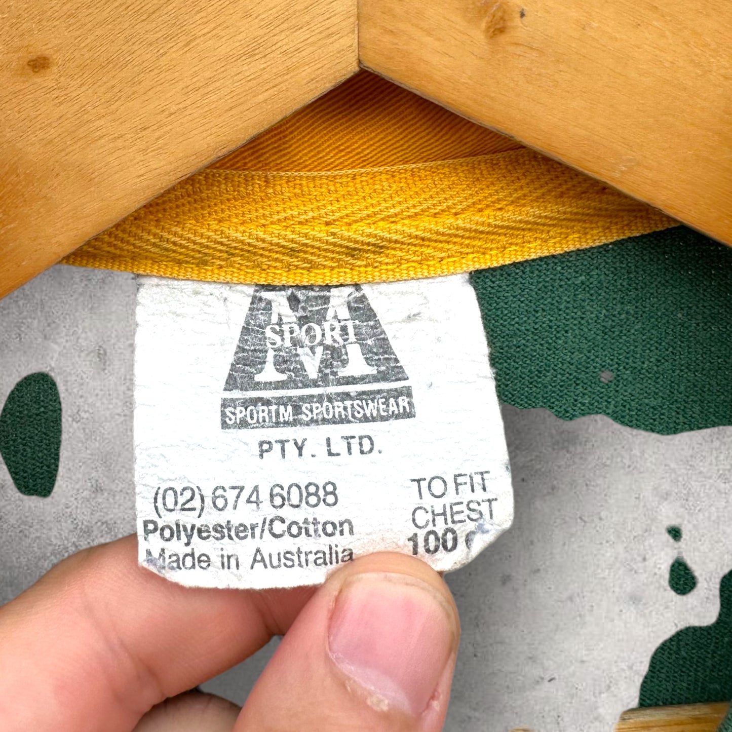AUSTRALIAN KANGAROOS MSPORT VINTAGE JERSEY