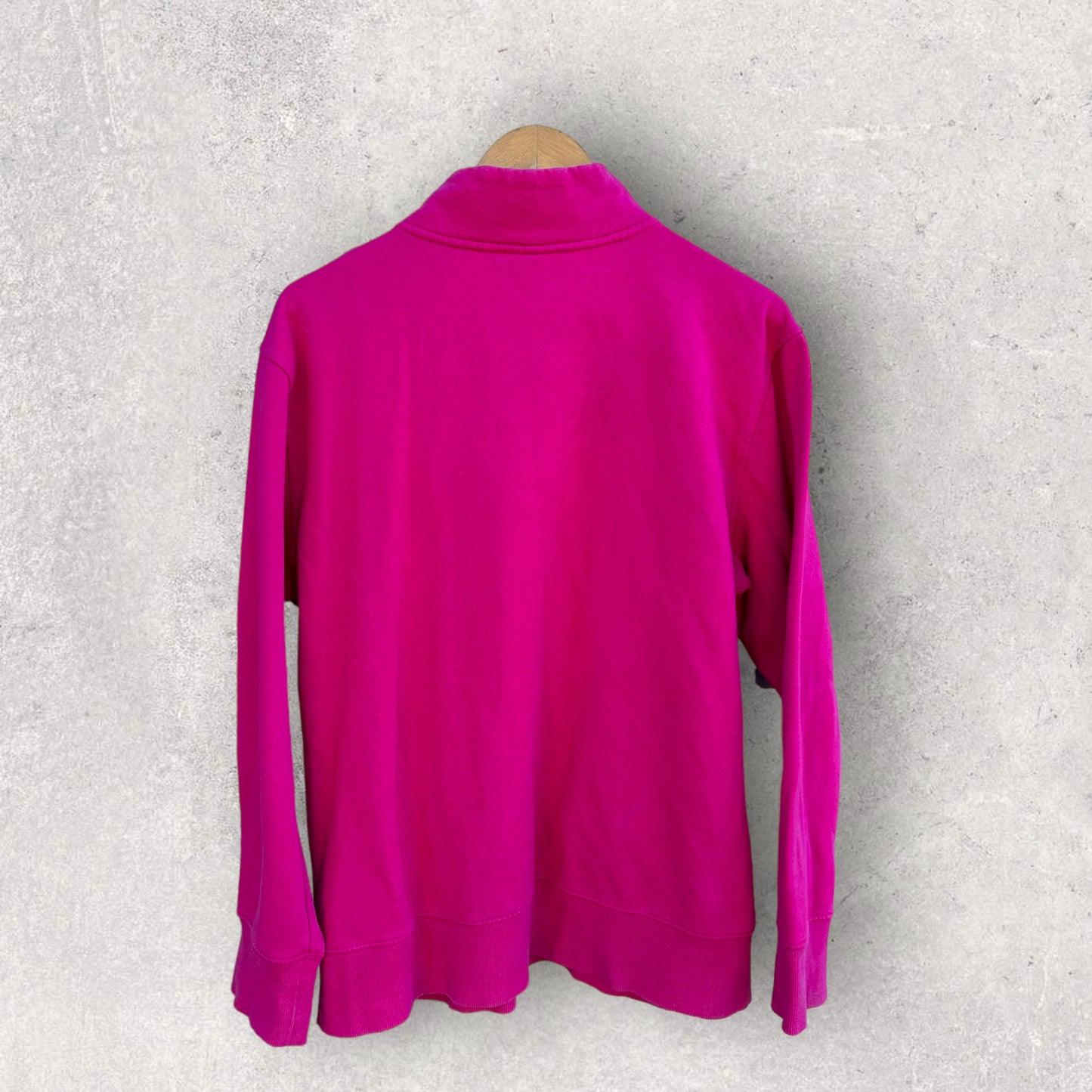 NEW BALANCE LADIES PINK 1/4 ZIP FLEECE