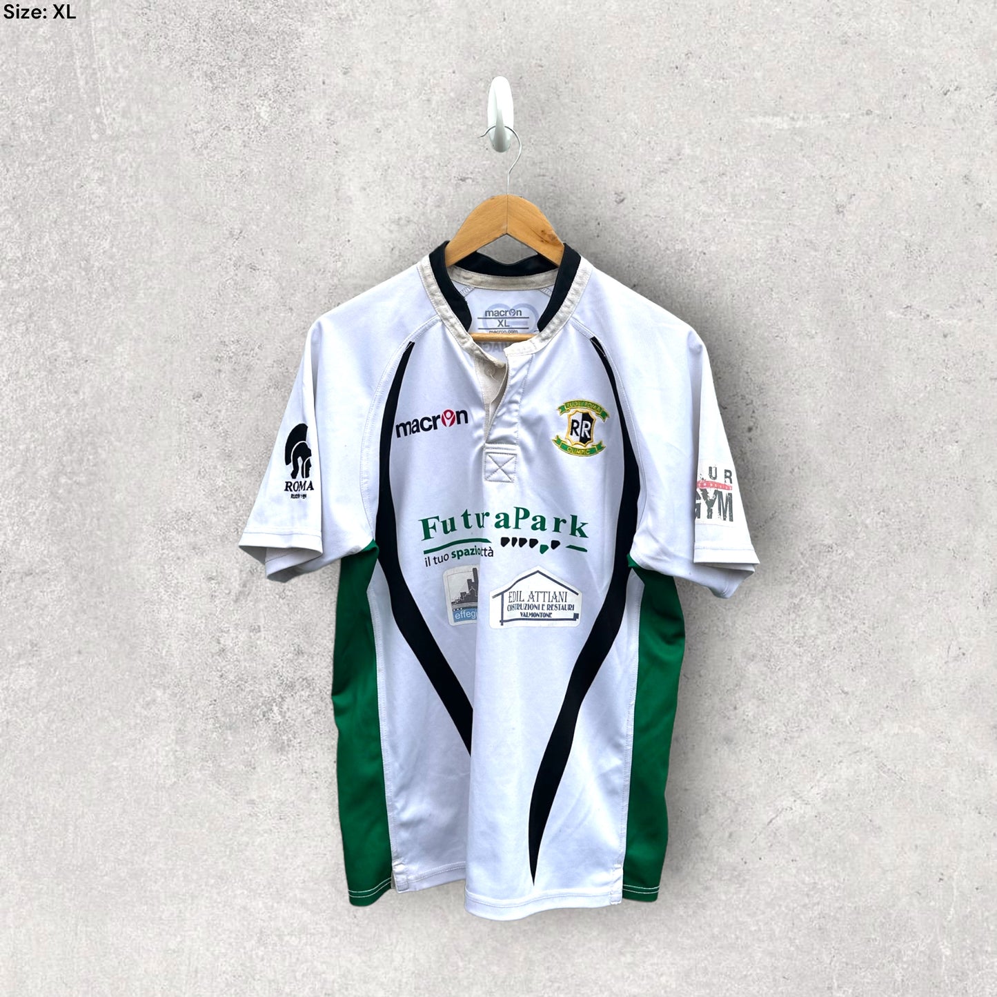RUGBY ROMA OLIMPIC #11 MATCH WORN JERSEY