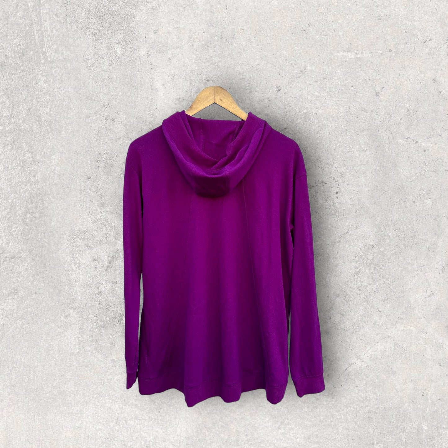 NIKE FULL ZIP PURPLE HOODIE