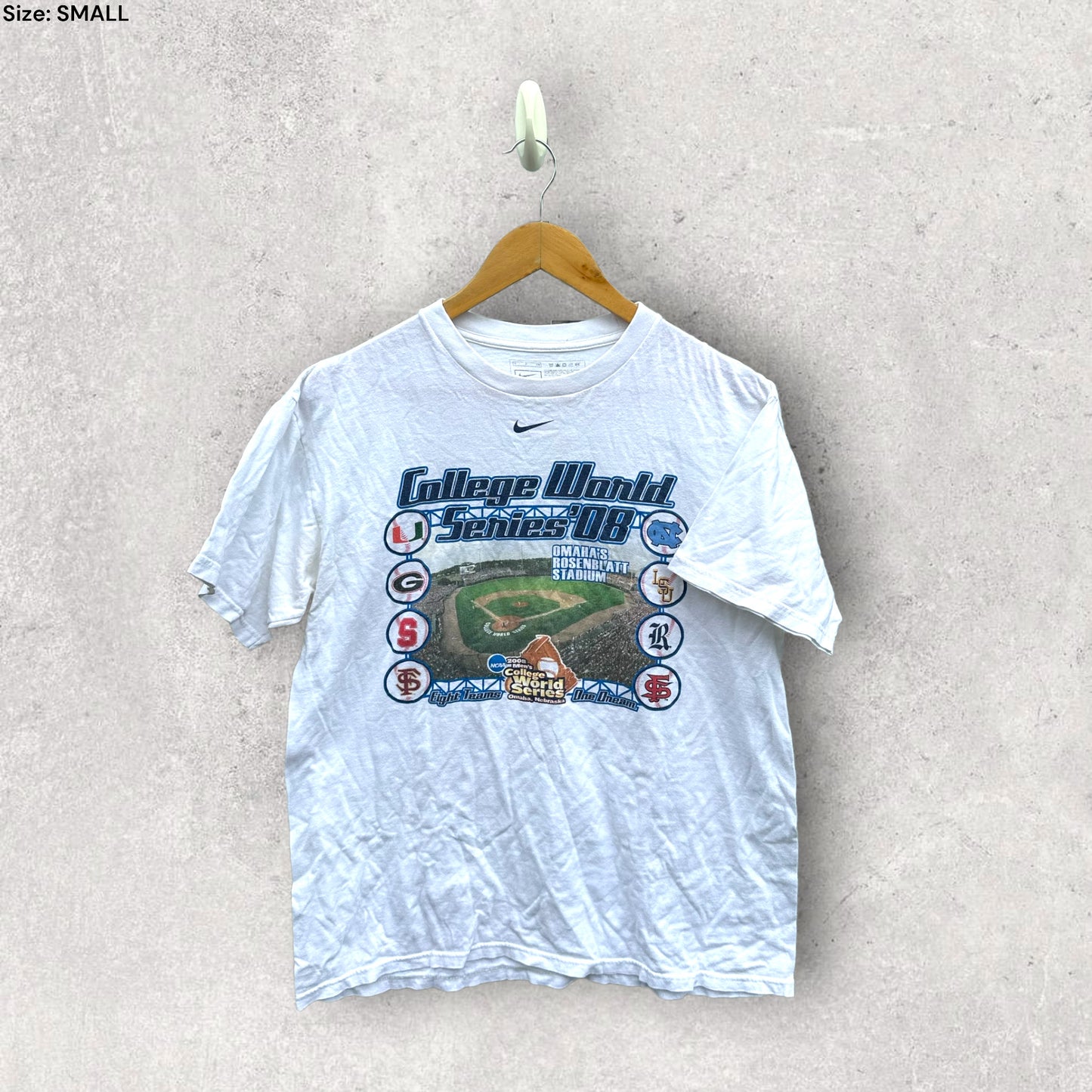 NCAA COLLEGE 2008 WORLD BASEBALL SERIES T-SHIRT