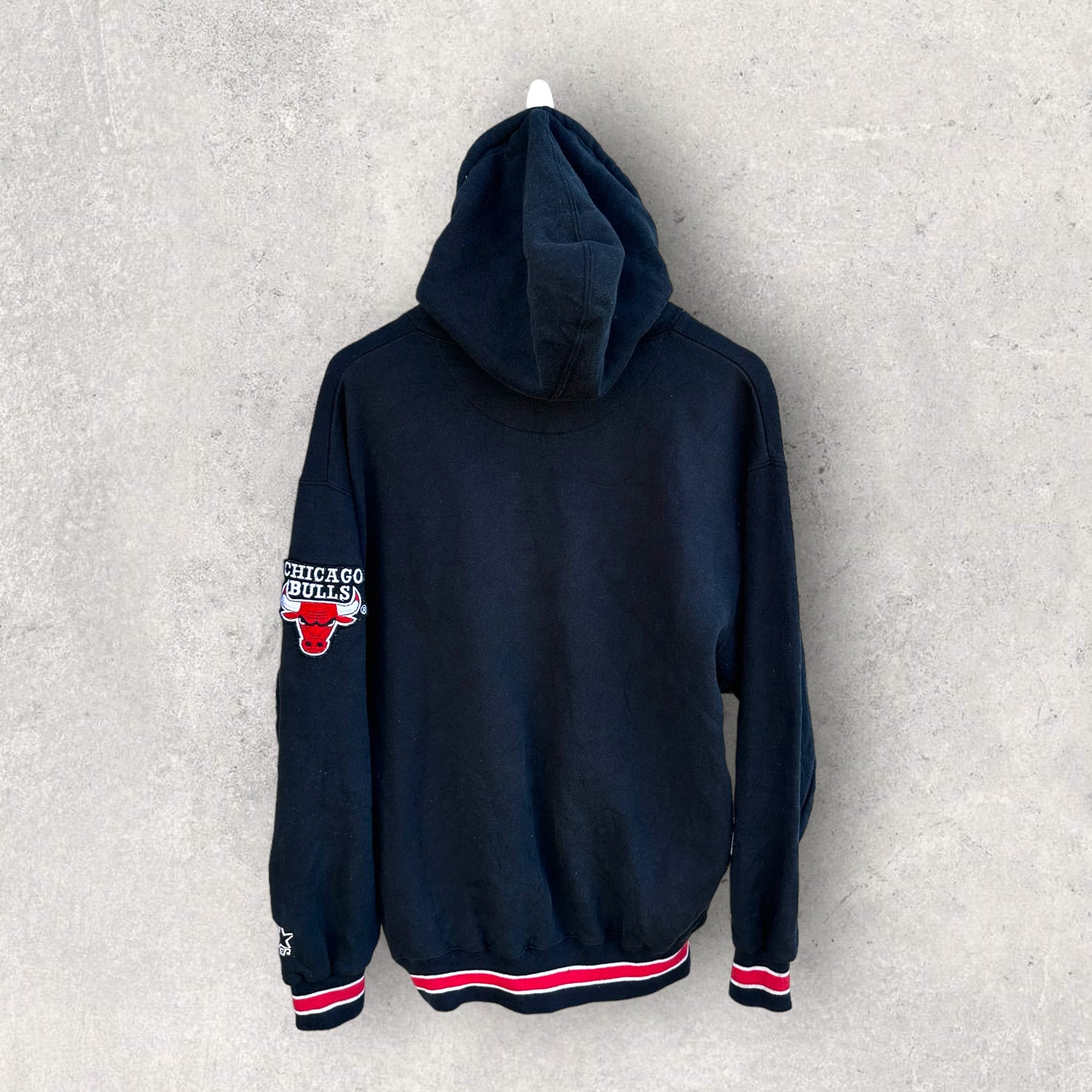 CHICAGO BULLS VINTAGE STARTER HOODED JUMPER