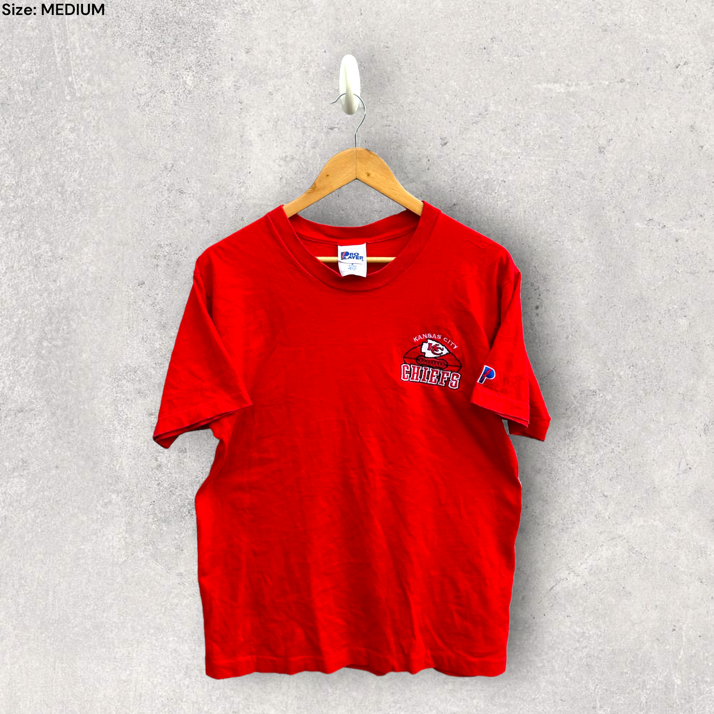 KANSAS CITY CHIEFS PRO PLAYER VINTAGE T-SHIRT