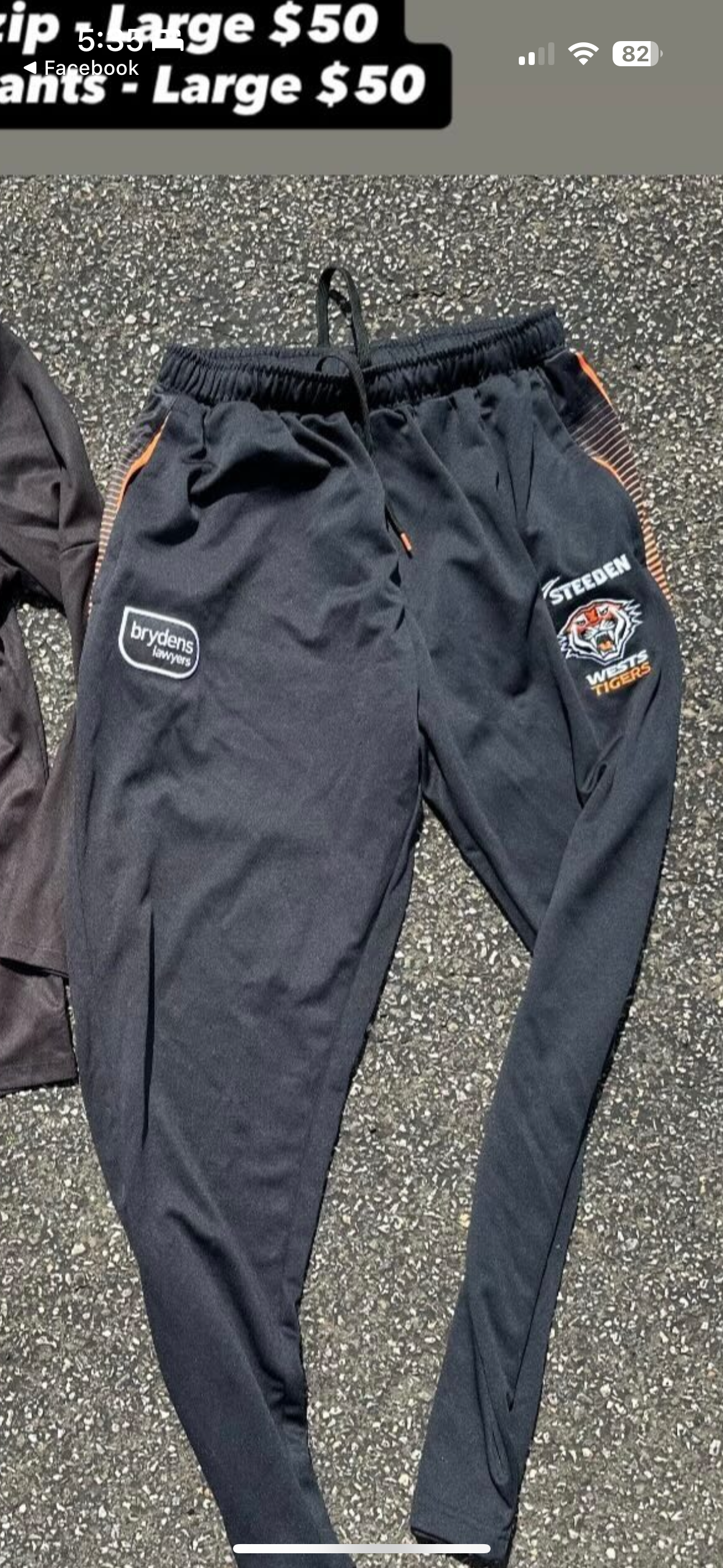 WESTS TIGERS STAINES PANTS & SHORTS