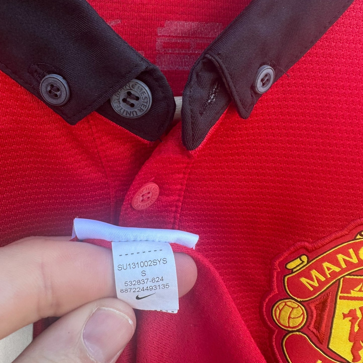 Manchester United 2013-2014 Nike Home Red Football Jersey
