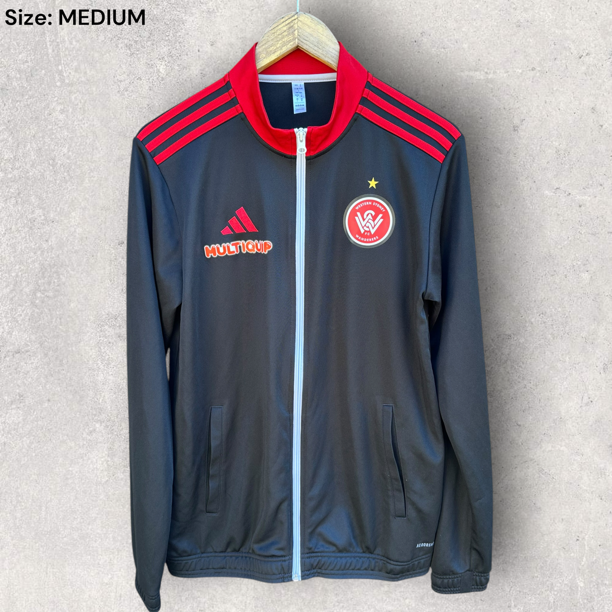 Western Sydney Wanderers WSW Adidas 2024 Full Zip Track Jacket