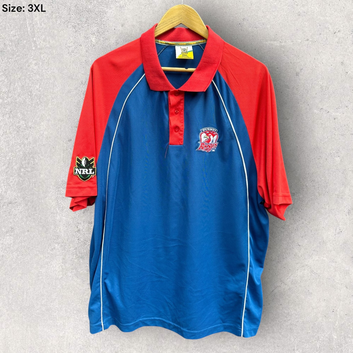 SYDNEY ROOSTERS SUPPORTER VINTAGE POLO SHIRT