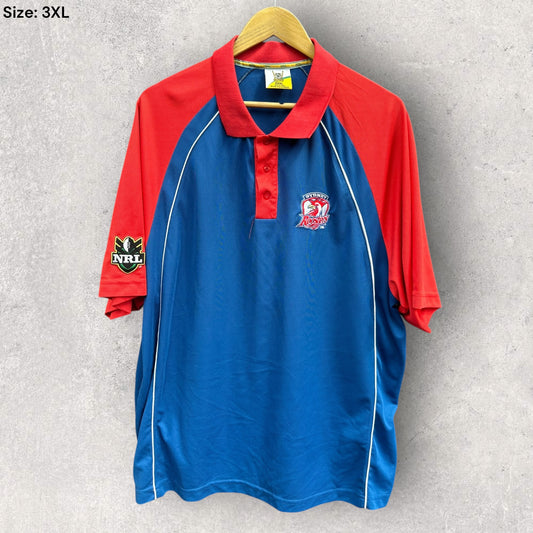 SYDNEY ROOSTERS SUPPORTER VINTAGE POLO SHIRT