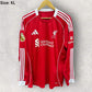 Liverpool Fc 2025-2026 Adidas Long Sleeve Home Football Jersey